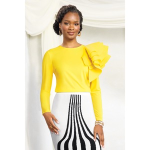 Ruby Ruffle Top, , large