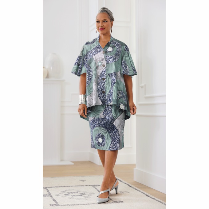 Keke 3-Piece Wardrober, Frosty Green Multi, large