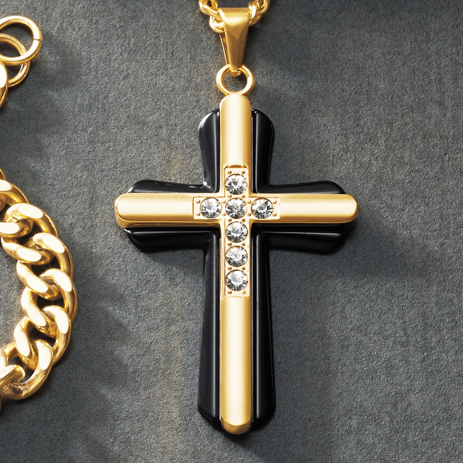 Men s Faith Necklace Bracelet Set ASHRO