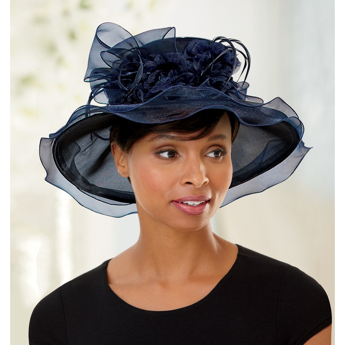 Mabelina Hat, Navy, large