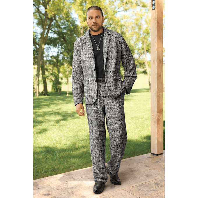 Brandon Tweed Pants Suit, , large