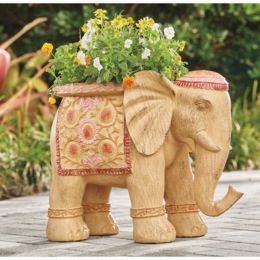 Janu Elephant Planter, , large