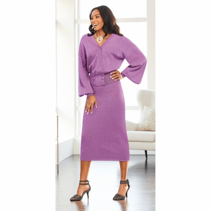 Silvetta Sweater Skirt Set ASHRO