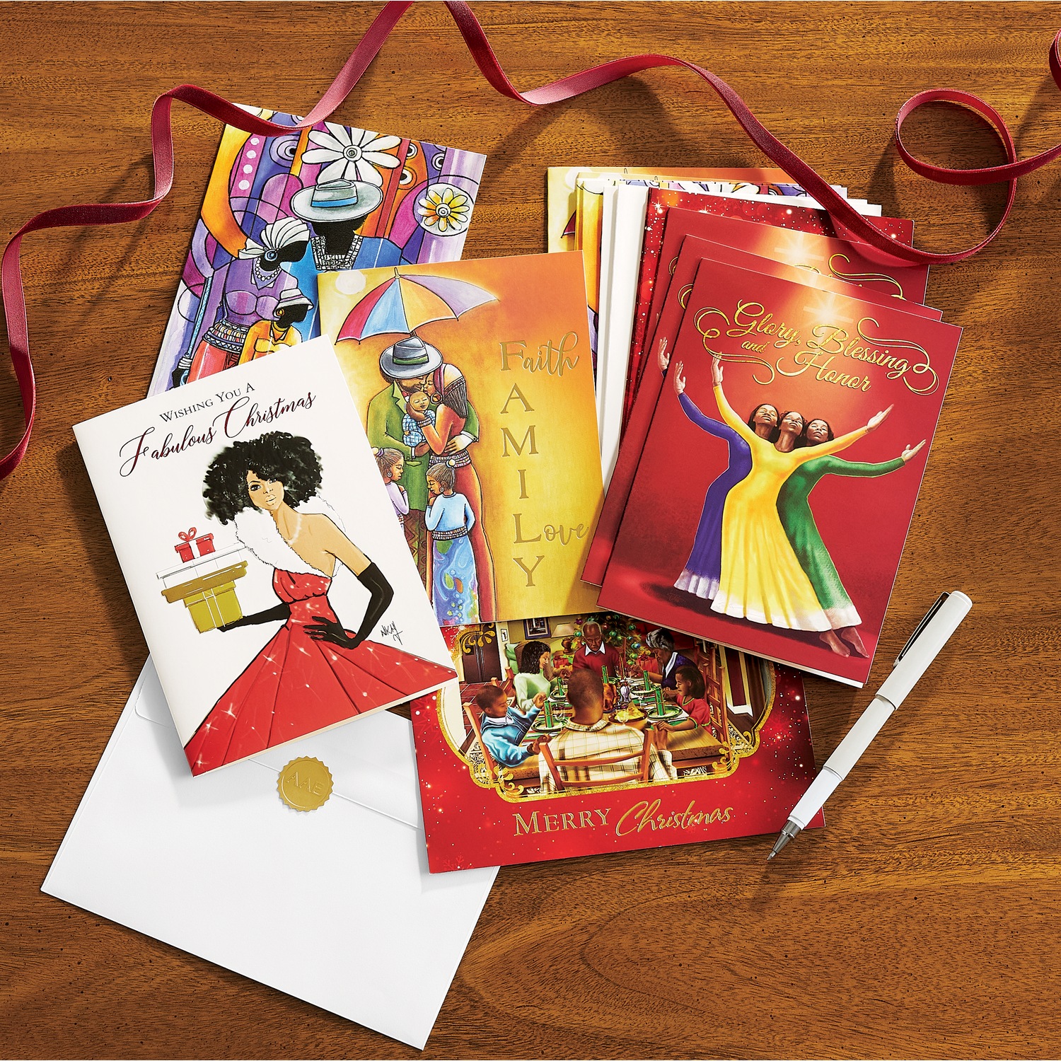 african american expressions holiday card pack ashro african american expressions holiday