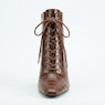 Croco Lace-Up Bootie, , large