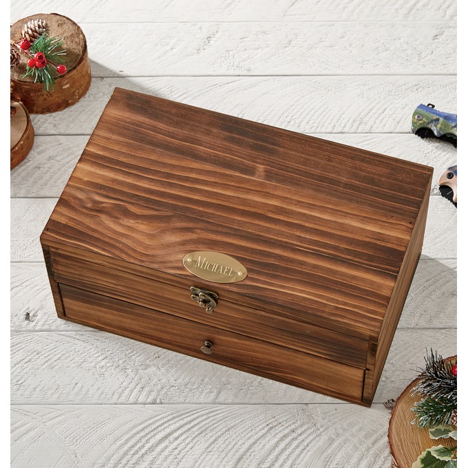 Personalized Pocket Knife Collectors Chest, , large