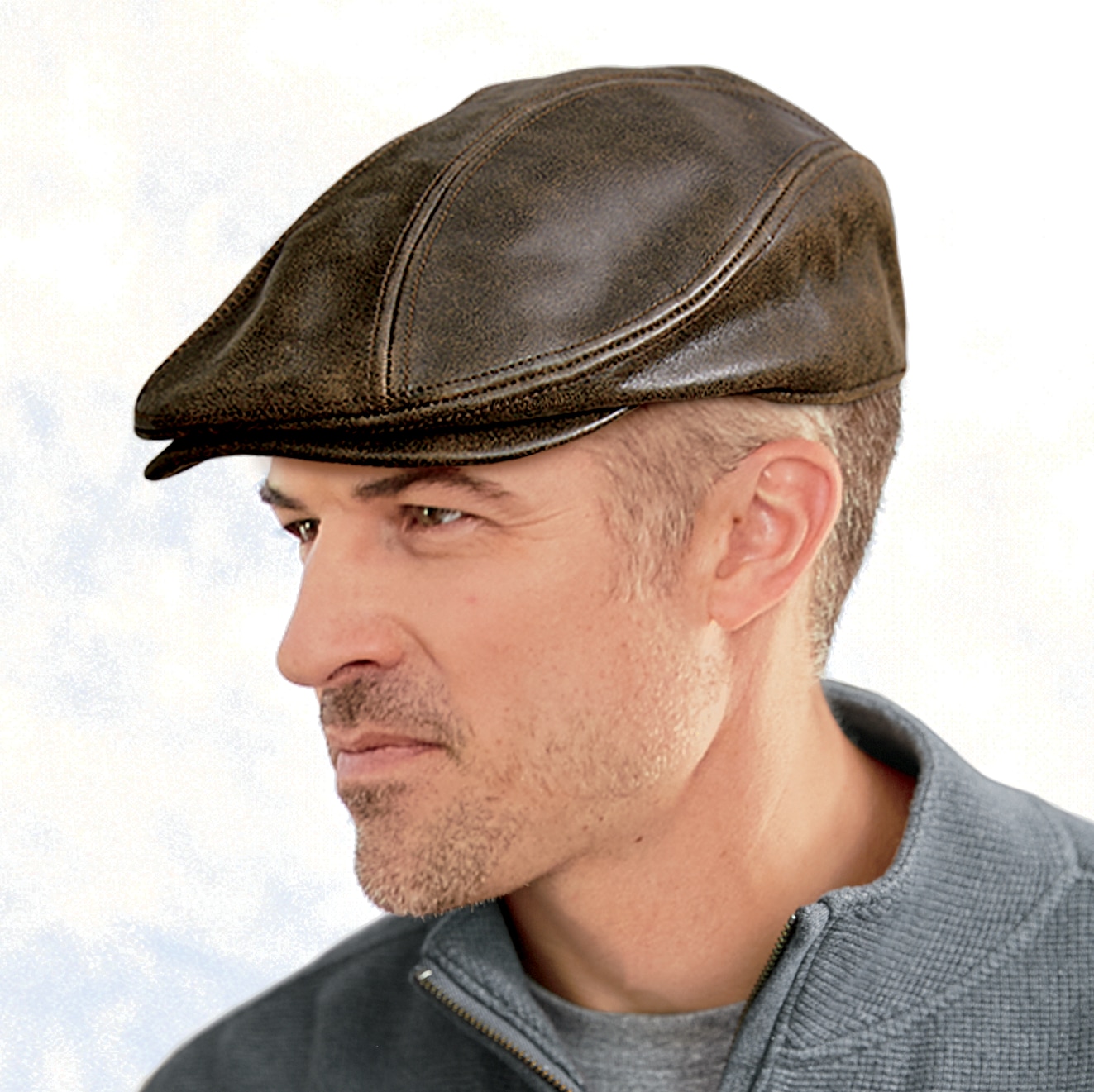 Leather driver hat clearance