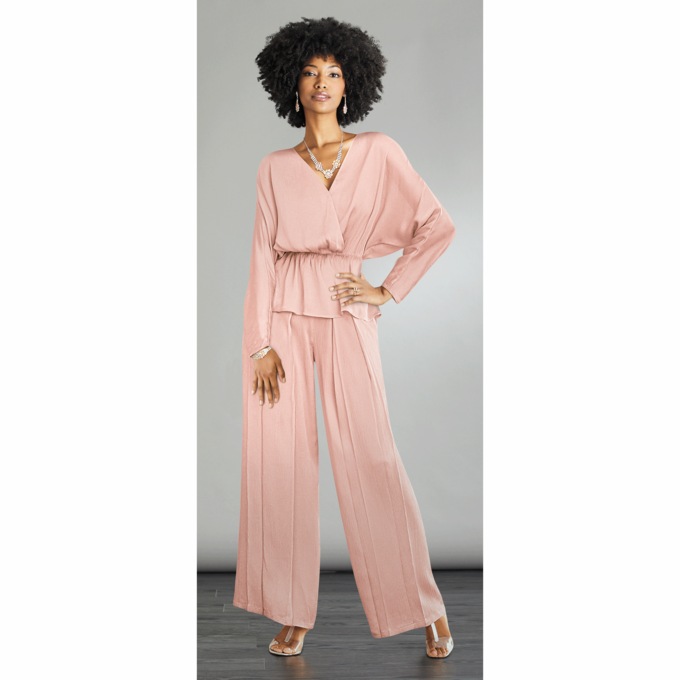 Nalora Pant Set, Mauve, large