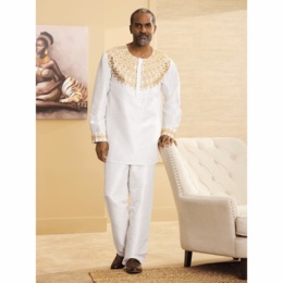Zaire Embroidered Pant Set, , large