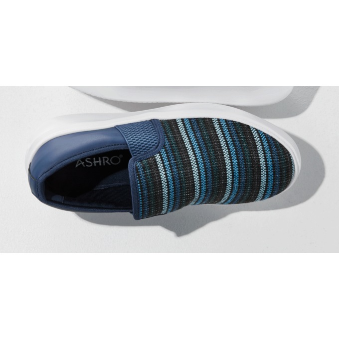 Striped Woven Slip-On, , large