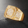 Majesty Men's Crystal Dome Ring, , large