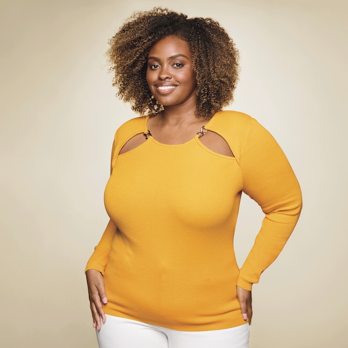 Kirsten Cutout Sweater, , large