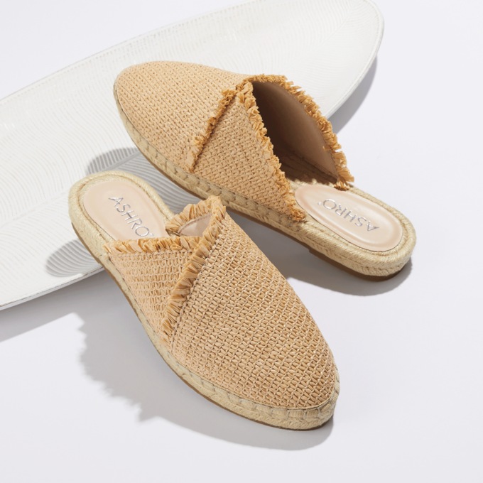 Woven Espadrille Mule, , large