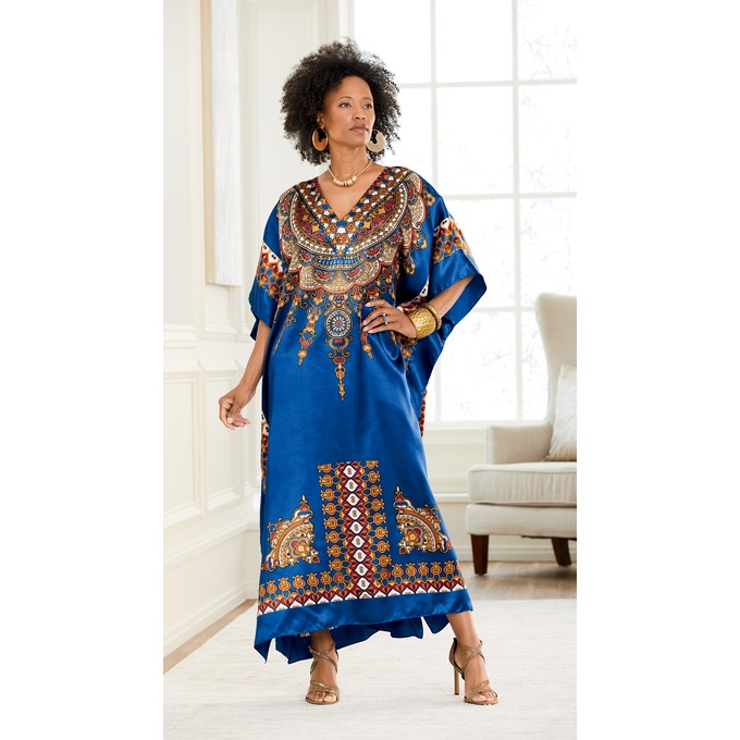 Goddess 3 Long Caftan, , large