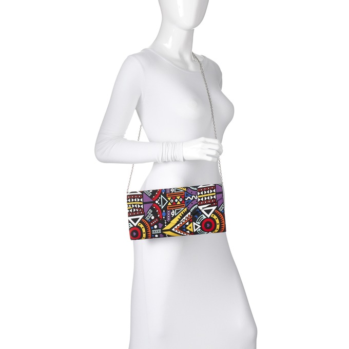 Printed Clutch, , large