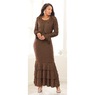 Karlee Ruffled Jacket Dress, , large