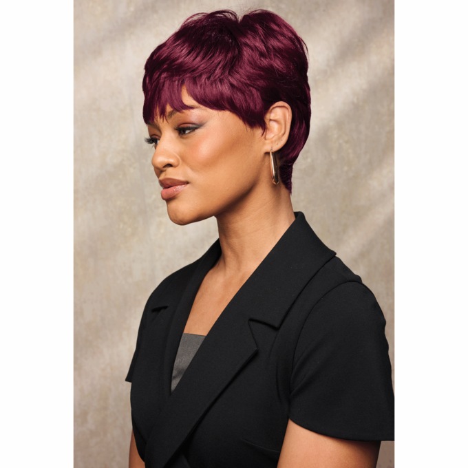 Kehlani Wig, Burgundy, large