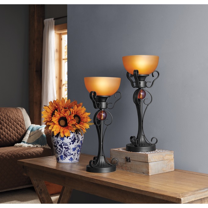 Set of 2 Luella Torchiere Lights, , large