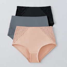 3-Pack Colorful High-Waist Panty, , large