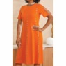 Studded Fit-And-Flare Knit Dress, , large