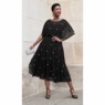 Khara Flowy Embellished Dress, , large