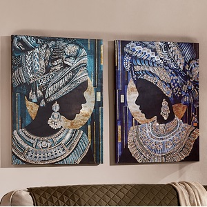 Global African Sister Canvases - Buy Both and Save, , large