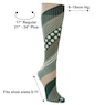 Celeste Stein Stylish and Latex-Free Mild Compression Socks - 8–15mmHg, , large
