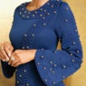 Sevena Embellished Sheath Dress, , large