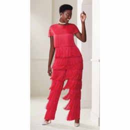 Zazie Fringe Pant Set, , large
