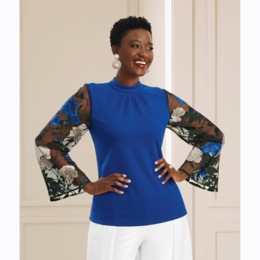 Gwynn Sheer Top, , large