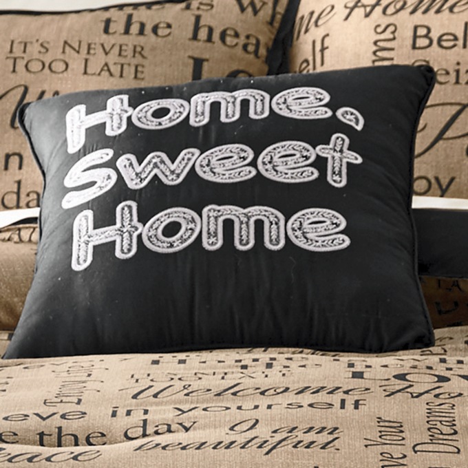 Home Sweet Home Accent Pillow, , large