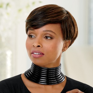 Pleather Collar, , large