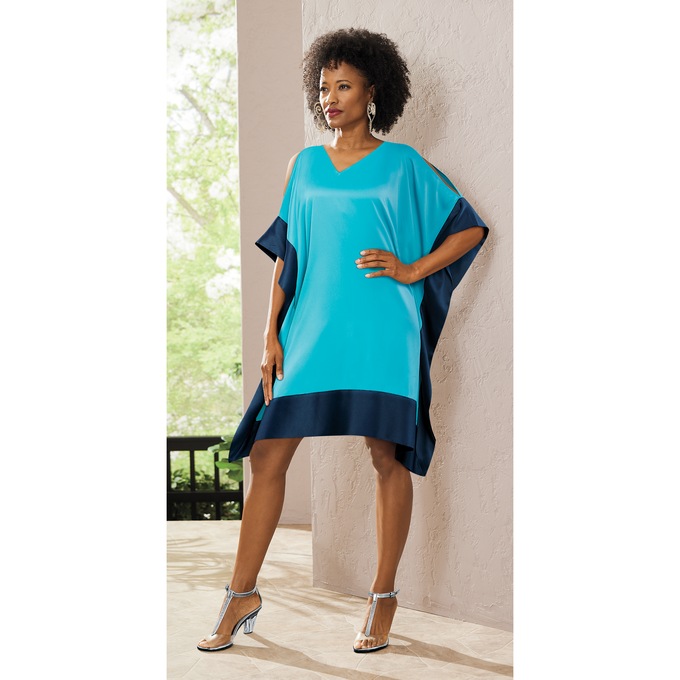 Teena Caftan Dress, , large