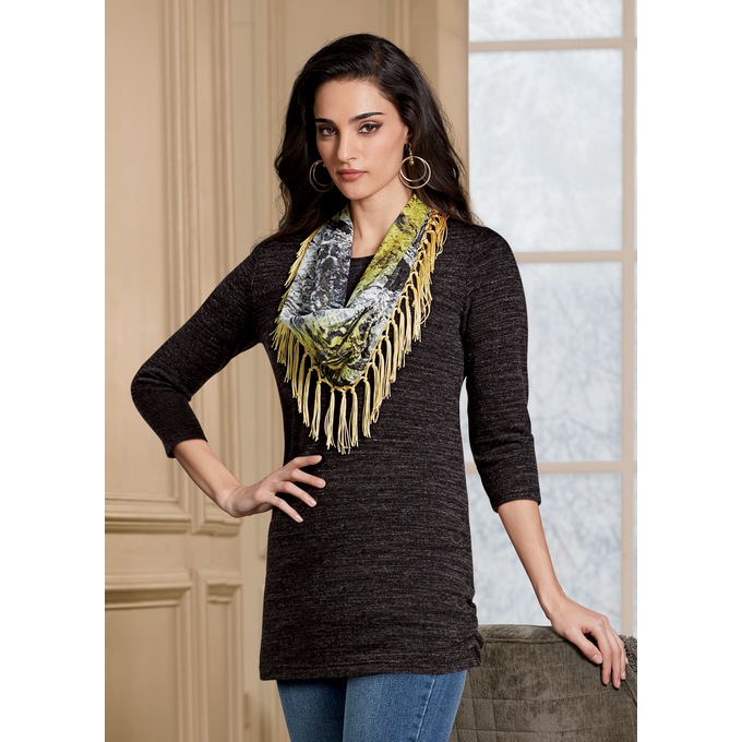 Daryl Scarf Top, , large
