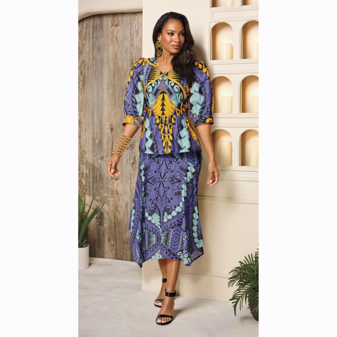 Salma Skirt Suit, , large