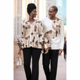 Jenue Woven Top and Jenue II Afrocentric Shirt, , large