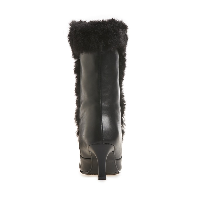 Faux Fur Trim Boot, , large