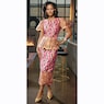 Nafeesa Twin Print Sheath Dress, , large