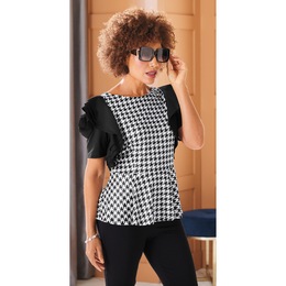 Keke Peplum Top, , large