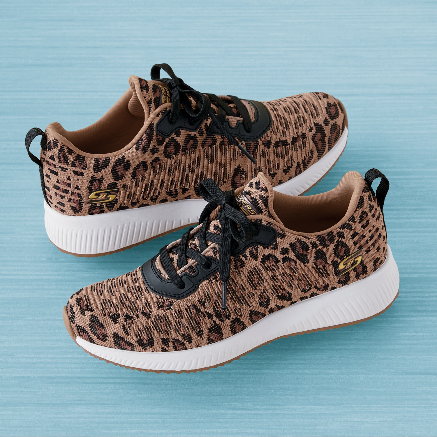 Skechers Sport Squad Women s Mighty Cat Lace Up by BOBS