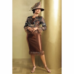 Judiana Jacket Dress and Hat, , large