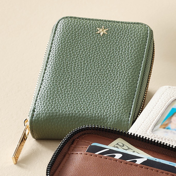 Kedzie Zip Wallet with Exterior ID Window, , large