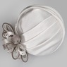 Embellished Satin Flower Turban, , large