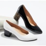 Colorblock Heel Pump, , large