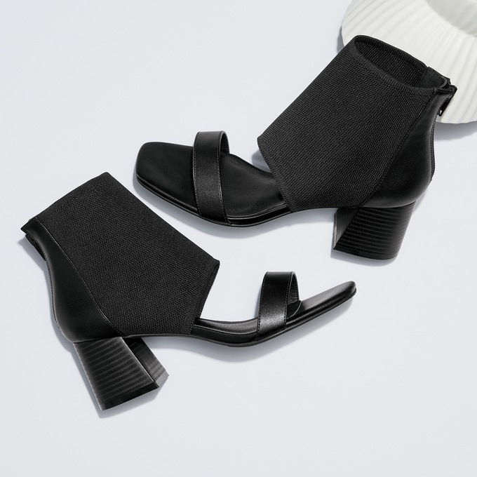 Stretch-Ankle Sandal, , large