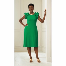 Keetra Knit A-Line Dress, , large