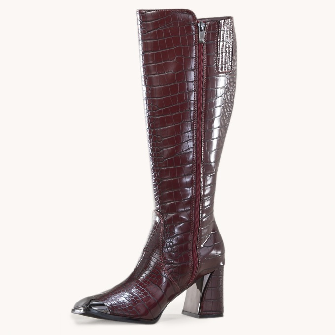 Ninety Union Lux Croco Print Boot, , large