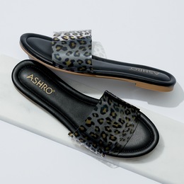 Leopard-Print Slide, , large