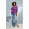 Kara Ruffle Blouse and Zoey Wide-Leg Jean, , large