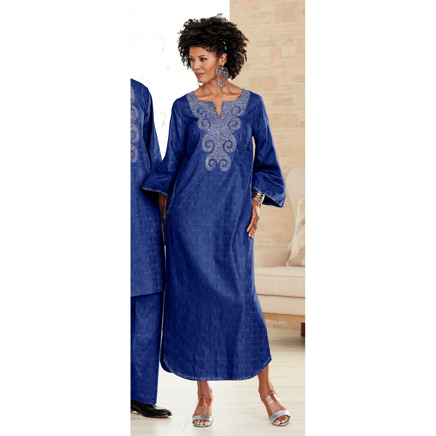 Women's Madina Embroidered Caftan ASHRO